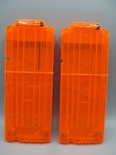 Nerf Dart Gun 12 Round Ammo Magazine Clips - Lot of 2