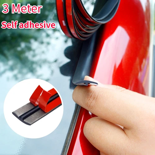 1Roll Auto Car Sealing Strip Rubber Self-Adhesive Sunroof Window Weatherstrip - Picture 3 of 12