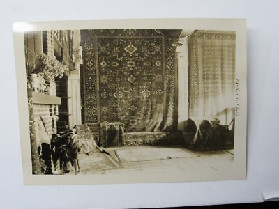 Armenian Oriental Rug Store Dealer Berkeley CA 1931 Photograph Interior View 7x5