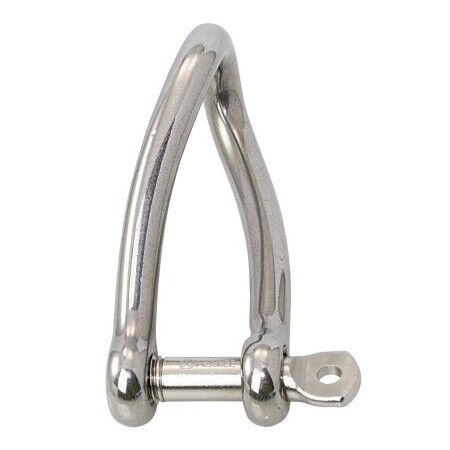 WICHARD Screw Lock Shackle Twisted Type Long w/ Pin 37x10 mm - Picture 1 of 2