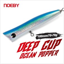 Noeby Wooden Popper Sea Fishing Lure 180mm 70-78g Big Game Surface Saltwater