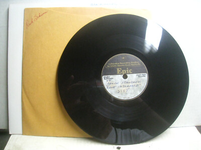 Louise Mandrell Love Insurance *Epic Reference Recording 45 rpm stereo acetate