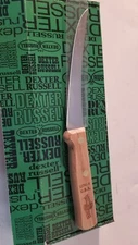 Dexter Russell 12741-6 6" Semi-Stiff Curved Boning Knife w/ Beech Handle #1445