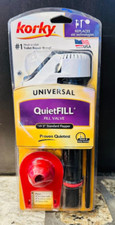 Korky QuietFill Toilet Fill Valve and 2 Inch Flapper Replacement Kit Universal