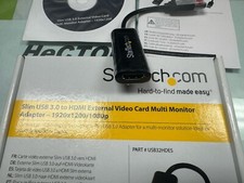 StarTech USB32HDES Slim USB 3 to HDMI External Video Card Multi Monitor Adapter
