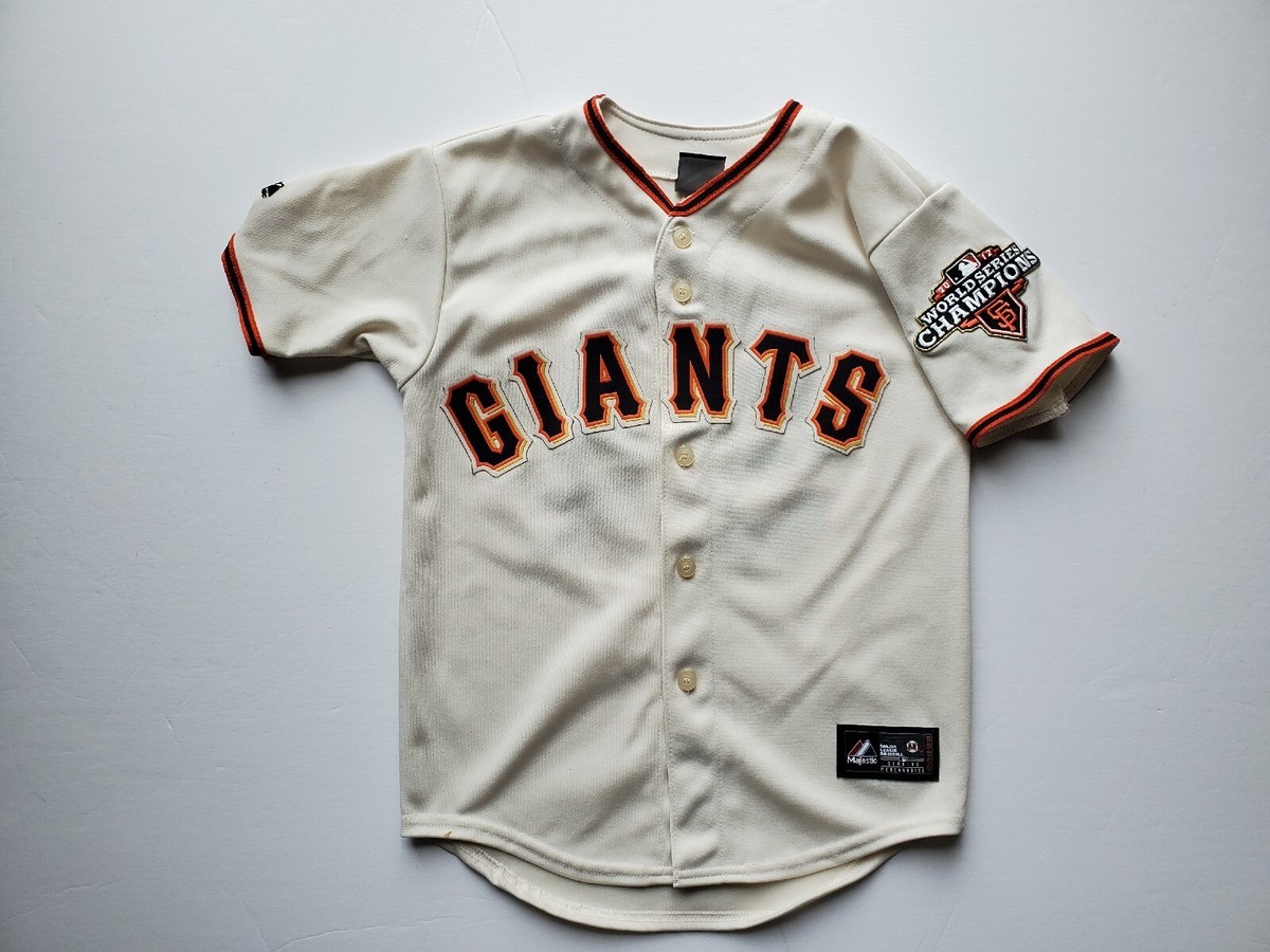 San Francisco SF Giants Sergio Romo Majestic Jersey Youth M 2012