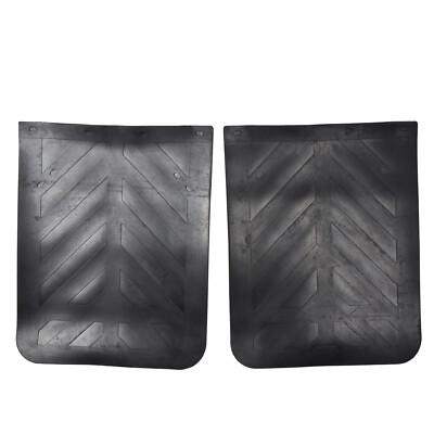 Mud Flaps 24''x 30'' Semi Truck Trailer Heavy Duty Rubber 1 Pair Black