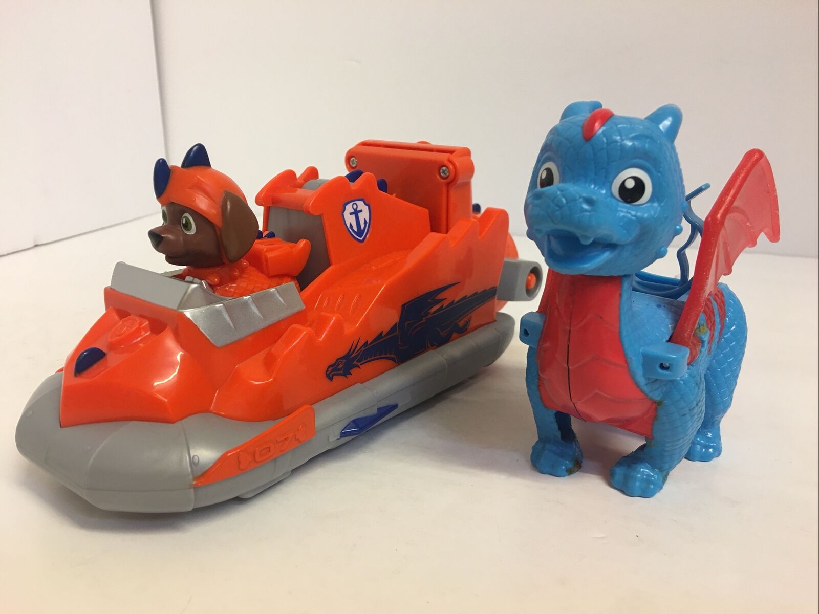 Zuma Rescue Knights Paw Patrol vehicle and figurine