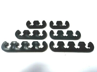 Spark Plug Wire Holders 2 Sets Blue Spark Plug Wire Separators For Chevy, Ford - Plastic Wire Looms (Part #9877) Spark Plug Wires - Foto 2