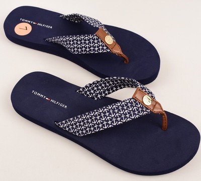 tommy hilfiger anchor flip flops
