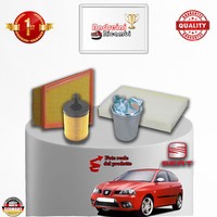 Set Service 4 Filter Seat Ibiza IV 1.4 Tdi 55KW 75CV Von 2007-> 2009