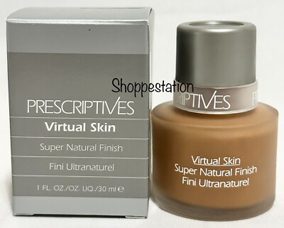 Prescriptives Virtual Skin Super Natural Finish REAL PECAN 58 COOL 1oz / 30ml