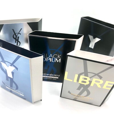 *U PICK* YSL BLACK OPIUM, LIBRE, Y, L'HOMME & MORE 1.2ml/0.4oz CARD Buy3Get1