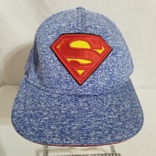Superman Embroidered Logo Kids Childs Teen Hat Adjustable Cap