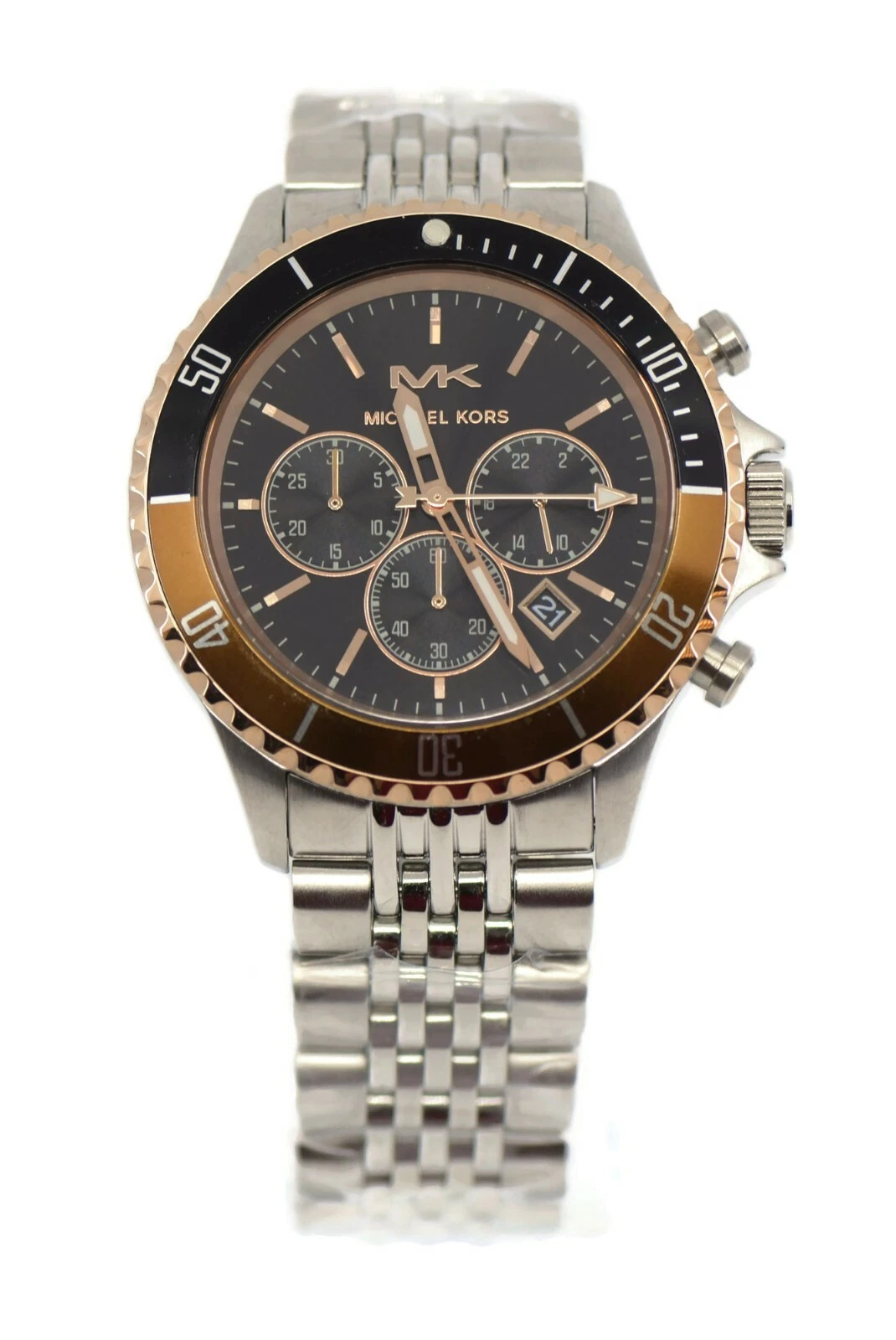 Orologio Michael Kors Bayville bicolore acciaio inox MK8725
