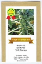 Rosenkohl - Merkator - sehr frosthart - 100 Samen