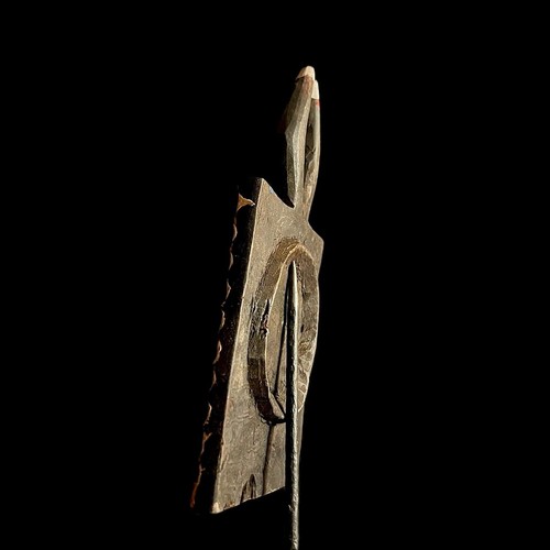 African Vintage Handcrafted Kplé Kplé Mask Antique Wooden Tribal Decor-G1121 - Picture 20 of 24