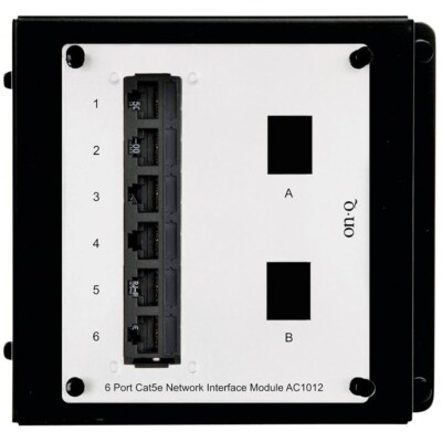 LEGRAND AC1013, 6 PORT CAT 6 NETZWERK INTERFACE MODUL SCHNÄPPCHEN 132