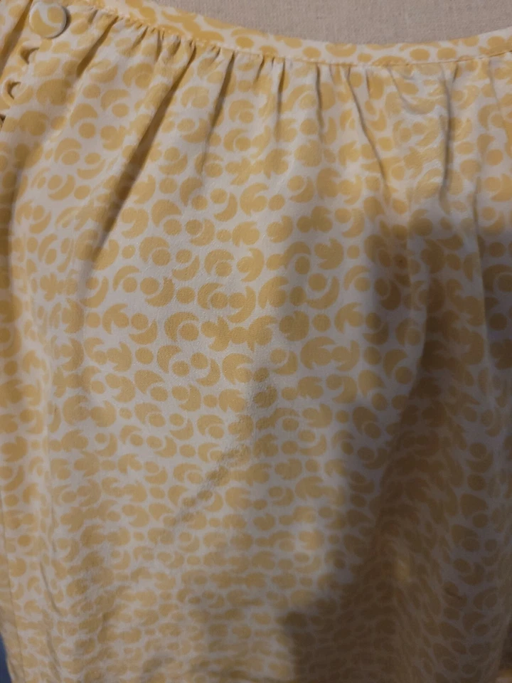 Blusa mujer Sine talla 4 amarilla manga corta cuello redondo  Foto 3 de 4