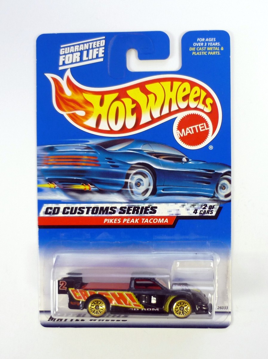 Hot Wheels Pikes Peak Tacoma #030 CD Customs 2 of 4 Black Die-Cast