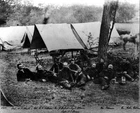 New 8x10 Civil War Photo: John Buford & Other Federal Generals Relaxing, 1862
