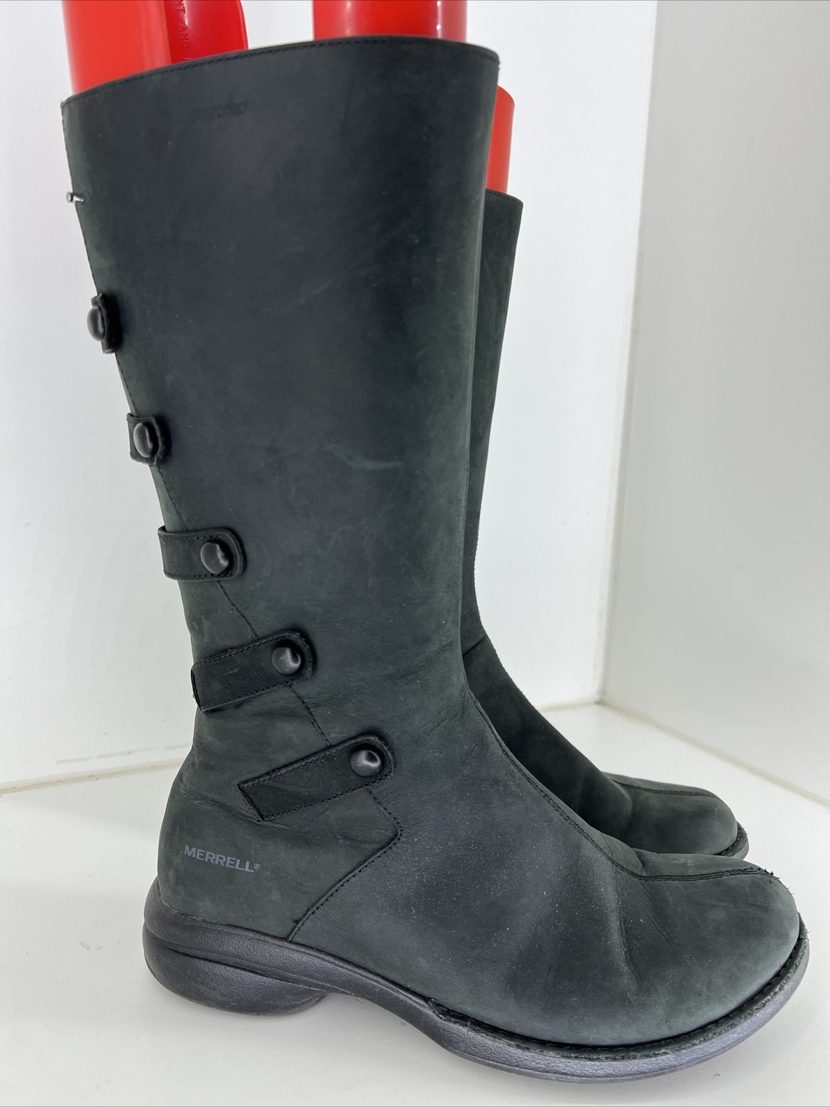 Merrell Tetra Launch Black Leather 