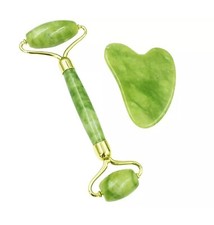Jade Roller with Gua Sha Set – Anti-Aging Facial Massage, Lifting, Skincare Tool