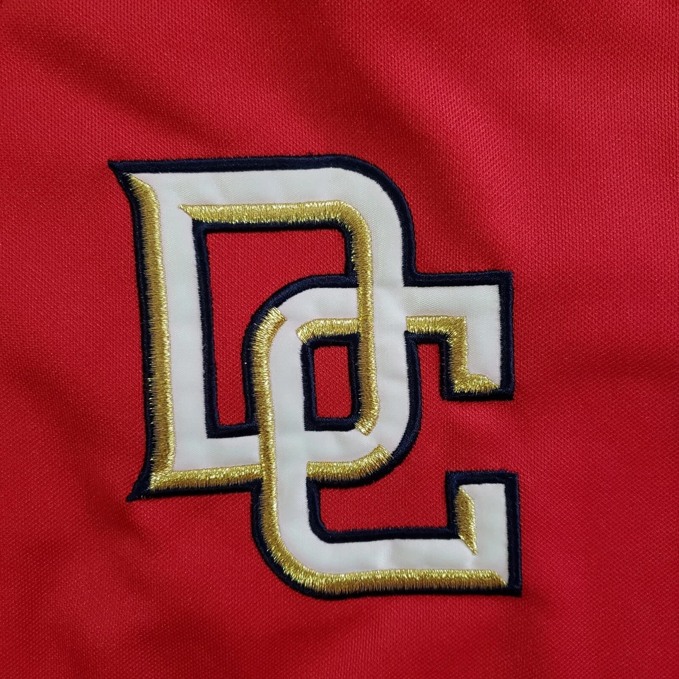 Washington Nationals Jose Vidro #3 Jersey Size Youth 14/16 Majestic Red MLB - Image 4 of 4