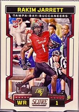 2023 PANINI SCORE Football #359 RAKIM JARRETT RC Buccaneers