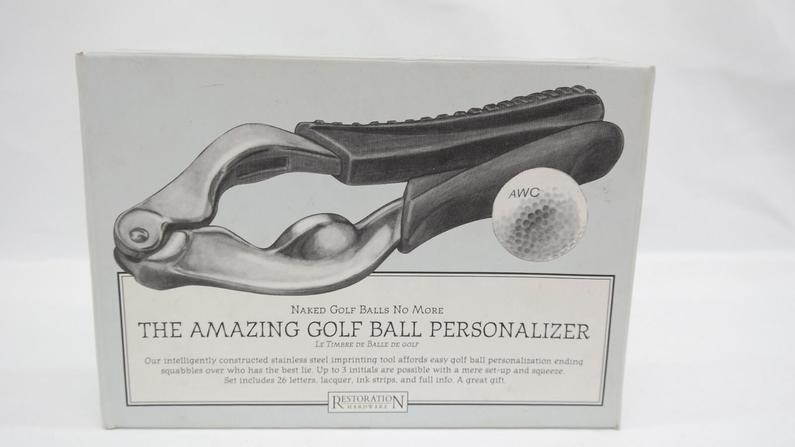 The Amazing Golf Ball Personalizer by Restoration Hardware TF eBay