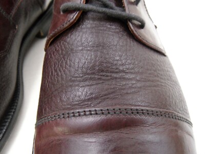 BOSTONIAN Marco Burgundy Leather Toe Cap Oxfords Dress Shoes  display picture 2