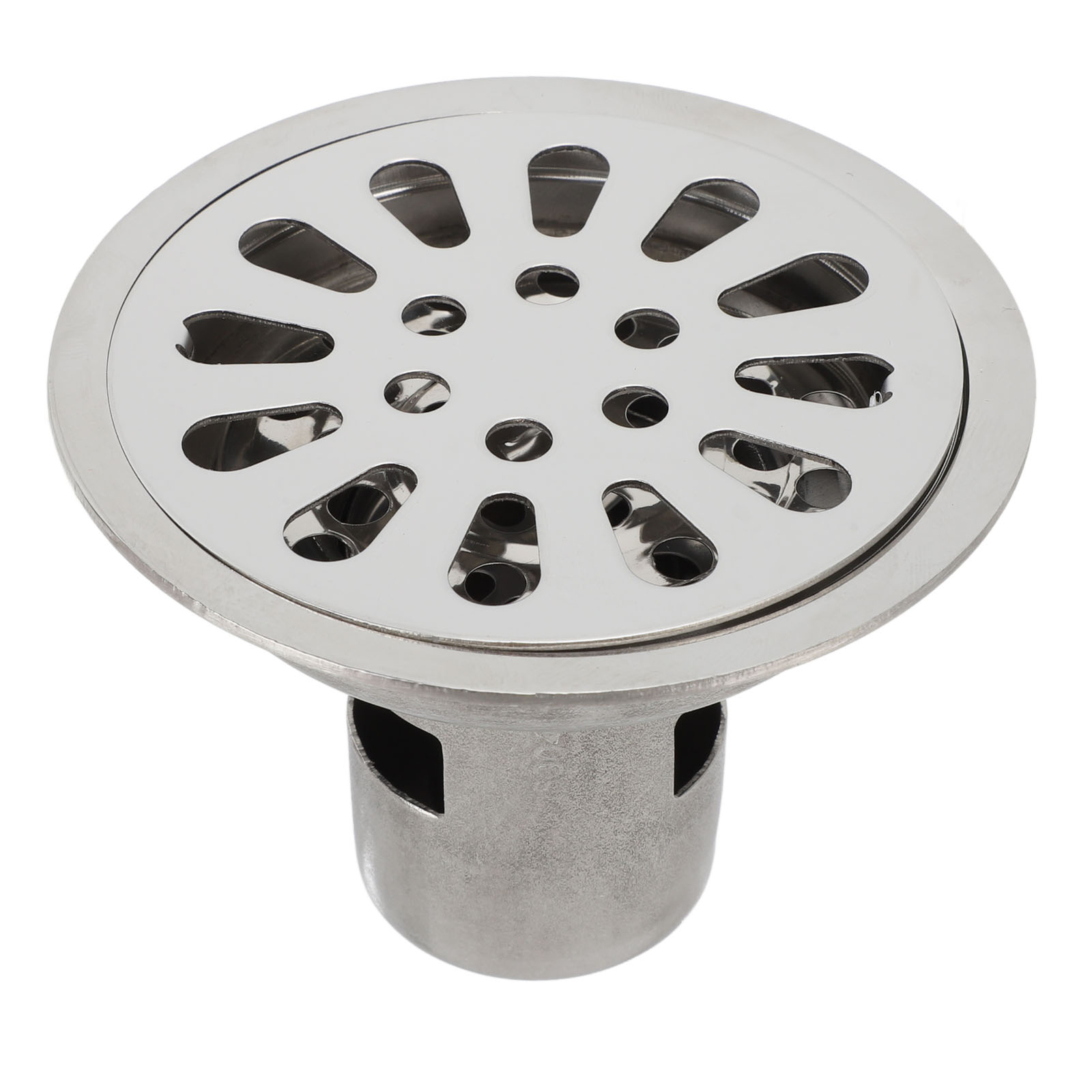 New 3.5 Inch Floor Drain Stainless Steel Odor Resistant Round Shower