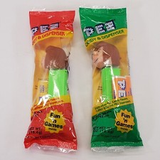 Peanuts Lucy Cartoon Collectible Pez Dispenser Peanuts NOS Sealed 2pk