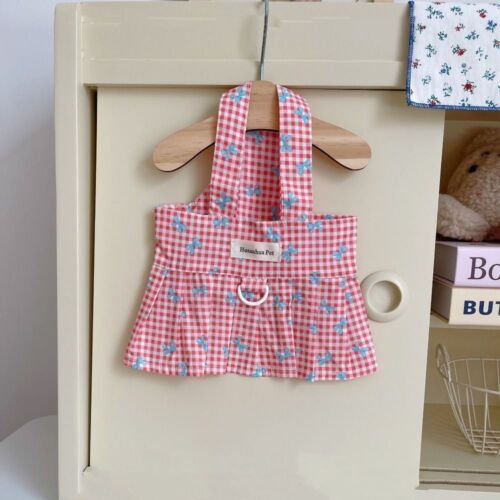 Cotton Summer Dog Dress Breathable Pet Dress Chihuahua Puppy Dress Cat - Picture 5 of 12