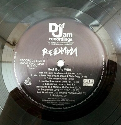 LP) Redman - Red Gone Wild: Thee Album, US OG Press, B0003309-01