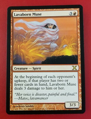 1x Lavaborn Muse | 10th Edition | MTG Magic Cards