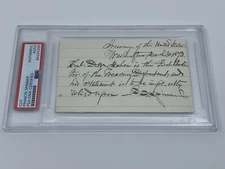Francis Spinner New York Politician Signed Autograph Cut PSA DNA j2f1c