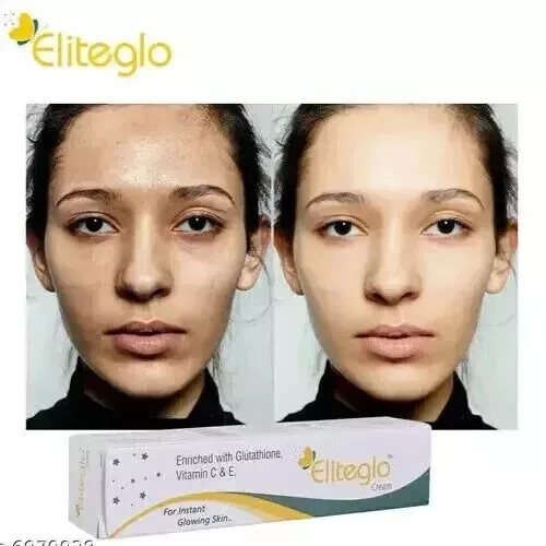 Eliteglo Cream For Glowing Brightening & Blemish Free Clear Skin 15gm Kojic Acid - 第 1/8 張圖片