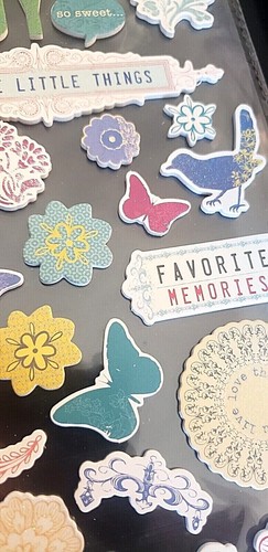 Momenta LITTLE YELLOW BICYCLE Foam Stickers - THE LITTLE THINGS - 35 pcs - Bild 3 von 3