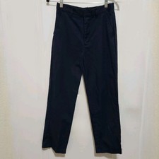 Authentic Galaxy Boys 12 School Uniform Pants Navy Blue Flat Front