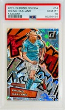 2023-24 Panini Donruss Fifa - Kaboom Erling Haaland #14 psa 10
