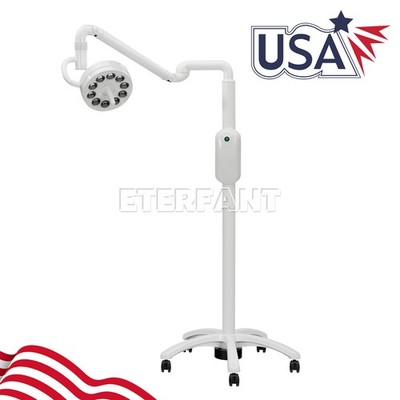 Mobile Stand Dental LED Oral Surgical Light 55W Induction Exam Opertory Lamp