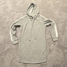 No Boundaries Girls Gray Hoodie Dress M 7-9 Long Sleeve Drawstring