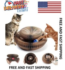Accordion Magic Organ Cat Scratching Board Toy Kitty Kurlz Ball Scratch Pad
