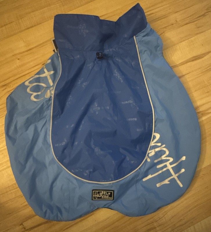 Hurtta Raincoat Waterproof Dog Jacket Blue Houndtex 35CM / 14"