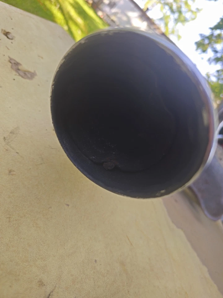 1984 HONDA SHADOW 500 VT500C FULL EXHAUST SYSTEM HEADERS PIPE MUFFLER - Image 4 of 4