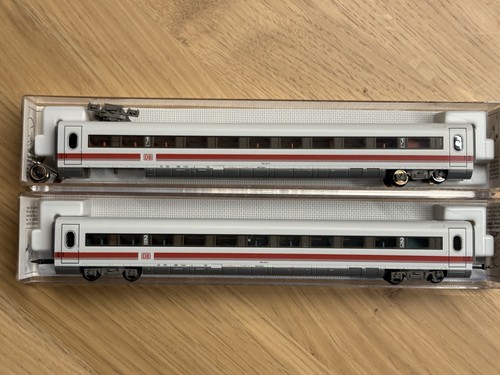2x Fleischmann piccolo ICE Mittelwagen 7453 7456 Personenwagen - LESEN !! in OVP | Zustand: Gebraucht