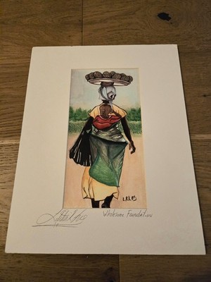 Framed Art Print African Lifestyle