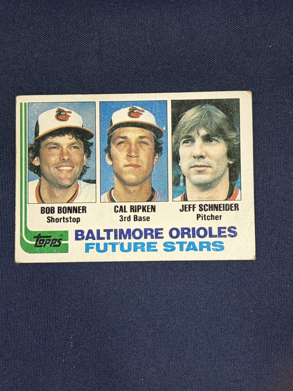 1982 Topps Orioles Future Stars Bonner Cal Ripken Jr. Jeff Schneider RC #21