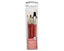 Royal Brush Manufacturing 10pc Sable / Camel Value Brush Set RBMRSET-9153